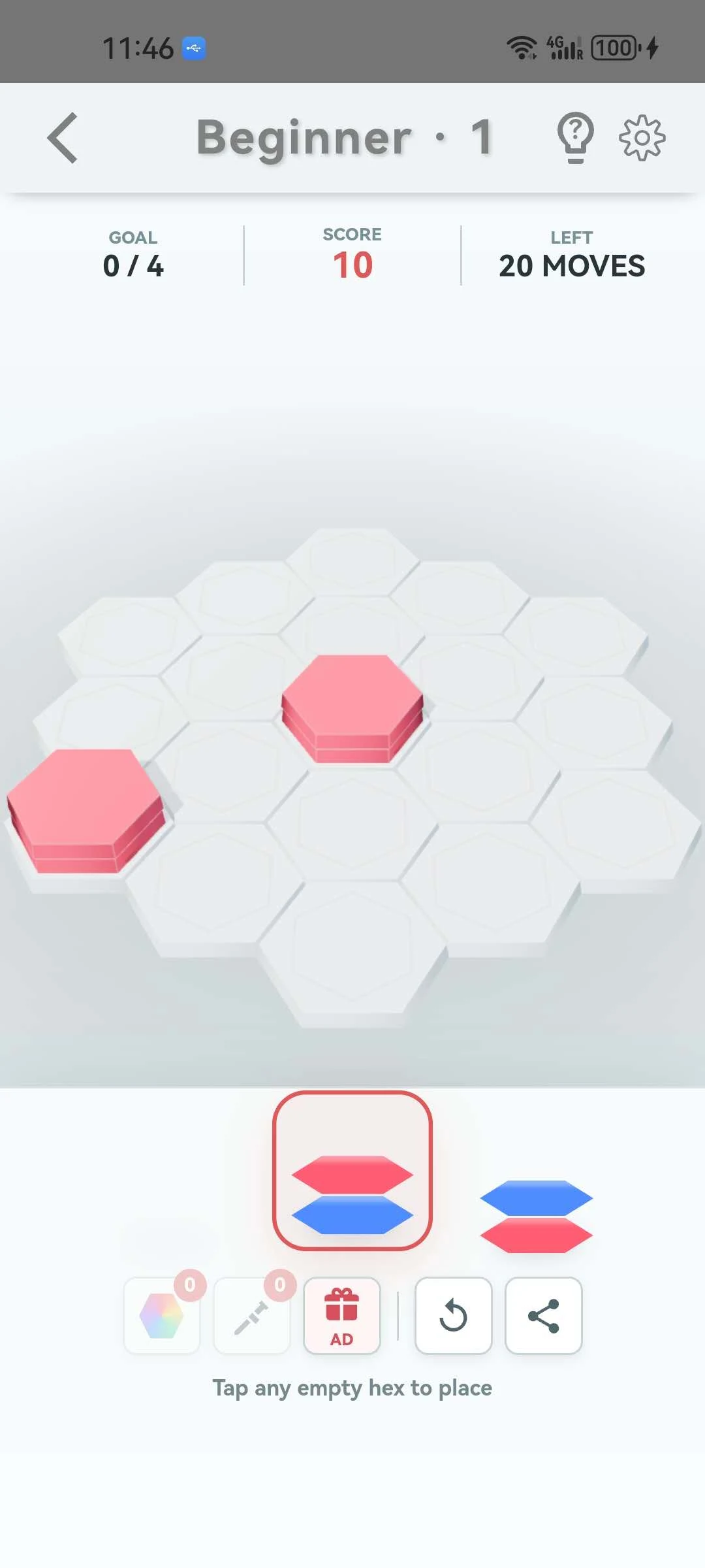 Hexa Sort: Stack & Match screenshot
